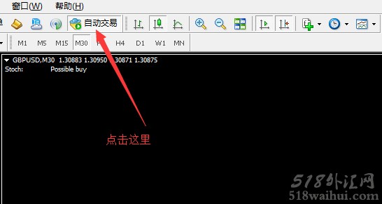 MT4挂上EA后为什么不是笑脸？
