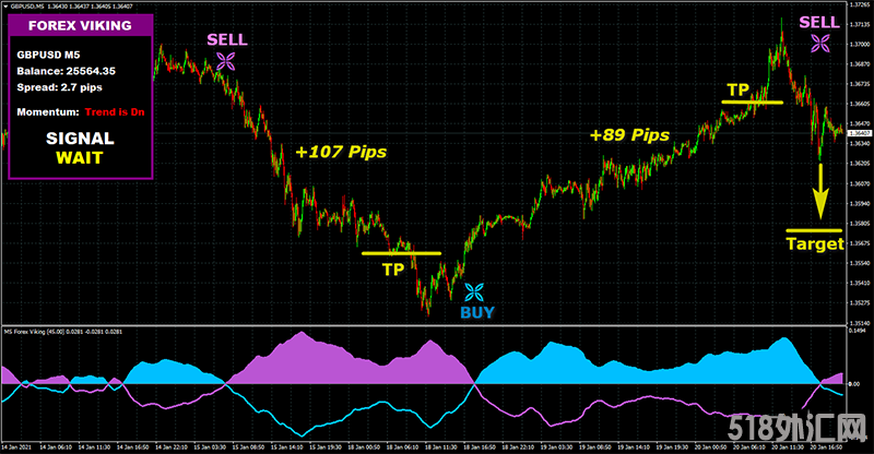 FOREX VIKING PRO一款没有未来函数的外汇交易系统